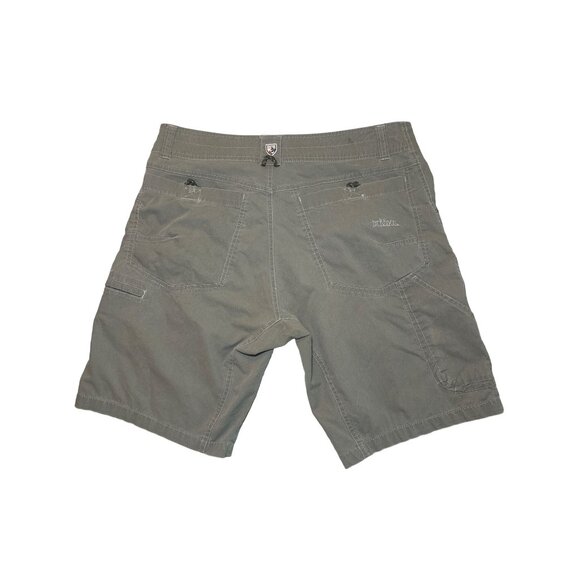 KUHL Vintage Patina Dye Men's Cargo Shorts Sz 34 Hiking Outdoor Pockets Logo - Picture 7 of 8